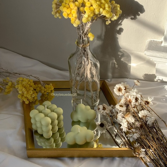 Candle set: clouds & bubble cube candles - Picture 3 of 4